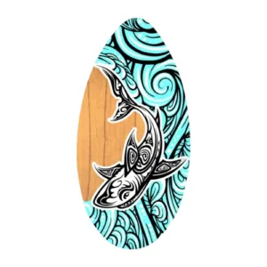 Skimboard Professionnel 41" – Planche de Surf Légère pour Débutants et Adultes, Bois Résistant Liv. gratuit – Image 10