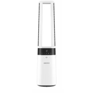  Ventilateur sans pales DUTRIEUX, silencieux (25dB), rotatif, purifie l’air, télécommande, 3 vitesses. Idéal maison, bureau, chambre – surface jusqu’à 50㎡.