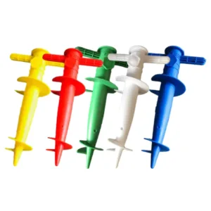 Fixation solide de votre parasol avec cette base en plastique 31x17 cm. Idéale pour la plage ou le jardin. Installation rapide et ancrage stable.