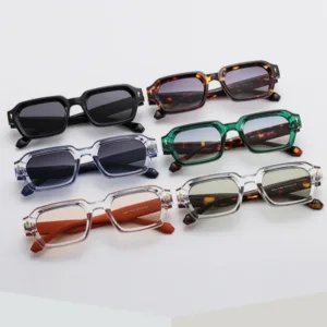 Lunettes de Soleil Carrées Bicolores CURTAIN - Mode Femme & Homme, Protection UV400 Liv. gratuit – Image 3