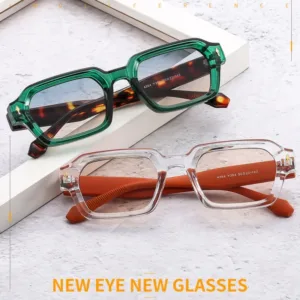 Lunettes de Soleil Carrées Bicolores CURTAIN - Mode Femme & Homme, Protection UV400 Liv. gratuit – Image 2