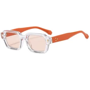 Lunettes de Soleil Carrées Bicolores CURTAIN - Mode Femme & Homme, Protection UV400 Liv. gratuit – Image 6