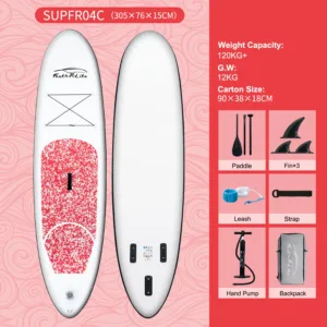 Feath-R-Lite – Planche de Surf Gonflable KOI SUP 11'6" avec Accessoires, Ultra-Stable Rapide et Facile à Transporter – Image 17