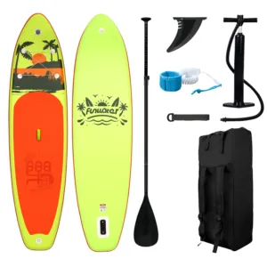 Planche à Pagaie Gonflable FunWater 11′ – SUP Ultra-légère avec Accessoires, PVC Double Couche Env. gratuit – Image 28