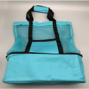 Grand Sac Isotherme de Plage en Maille – Sac Fourre-Tout avec Compartiment Glacière, Pique-Nique, Camping, 38x15x46 cm Exp. gratuit – Image 2