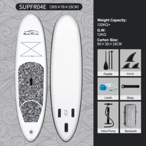Feath-R-Lite – Planche de Surf Gonflable KOI SUP 11'6" avec Accessoires, Ultra-Stable Rapide et Facile à Transporter – Image 15