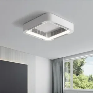 Lampe Ventilateur de Plafond Sans Lame LED –  Design Exclusif Moderne & Silencieux – Télécommande – 58cm – HomeLover – Image 11