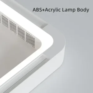 Lampe Ventilateur de Plafond Sans Lame LED –  Design Exclusif Moderne & Silencieux – Télécommande – 58cm – HomeLover – Image 13
