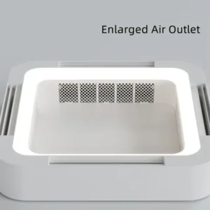 Lampe Ventilateur de Plafond Sans Lame LED –  Design Exclusif Moderne & Silencieux – Télécommande – 58cm – HomeLover – Image 12