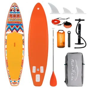 Planche à Pagaie Gonflable FunWater 11′ – SUP Ultra-légère avec Accessoires, PVC Double Couche Env. gratuit – Image 17