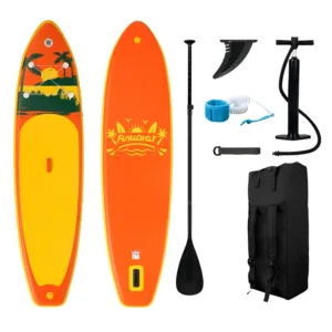 Planche à Pagaie Gonflable FunWater 11′ – SUP Ultra-légère avec Accessoires, PVC Double Couche Env. gratuit – Image 33