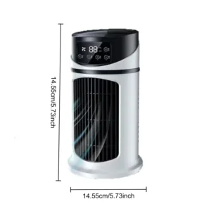 Mini Climatiseur Portable Sarmocare – Refroidisseur d'air à eau USB pour Bureau et Maison Exp. rapide – Image 12