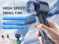 Découvrez le mini ventilateur Xiaomi MIJIA avec 100 vitesses, refroidissement par glace, USB rechargeable et support téléphone. Compact, puissant et silencieux. Idéal pour l'été 2025 !