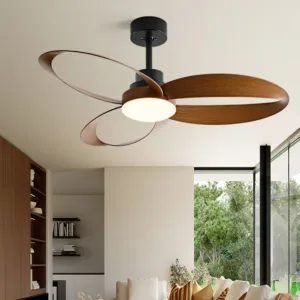 Ventilateur de Plafond Industriel Vintage 42/52” avec Télécommande – INTELLIGENT FAN, LED Intégrée & Moteur DC Silencieux Env. gratuit – Image 5