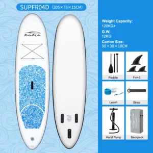 Feath-R-Lite – Planche de Surf Gonflable KOI SUP 11'6" avec Accessoires, Ultra-Stable Rapide et Facile à Transporter – Image 16