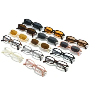Lunettes de Soleil Rondes Unisexes - Monture Géométrique Tendance, Lentilles Multicolores UV400 Liv. gratuit – Image 3
