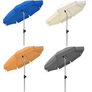 Offrez-vous un confort optimal avec ce parasol rond de 200 cm UPF 50+ articulé, imperméable 160g/m². Idéal pour jardin, terrasse, balcon ou plage. Design élégant et protection UV haute efficacité.