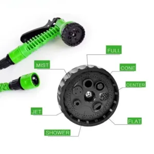 Tuyau d'Arrosage Extensible Haute Pression – 25 à 250FT – Pistolet à Jet Réglable pour Jardin, Voiture et Nettoyage Extérieur Liv. gratuit – Image 5