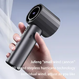 Ventilateur Mobile Xiaomi MIJIA Rechargeable – 100 Vitesses, Type-C, Affichage Digital, Ultra Silencieux & Puissant – Image 5