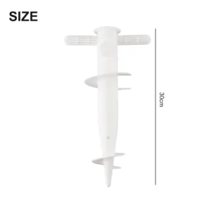 Fixation Parasol de Plage en Plastique 31x17 cm – Ancrage au Sol, Accessoire Résistant pour Sable et Herbe Env. rapide – Image 6