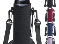 Transportez votre porte-bouteille avec style et confort grâce à ce manchon isolant antidérapant avec sangle réglable. Idéal pour Owala 24oz, randonnée, sport et camping.