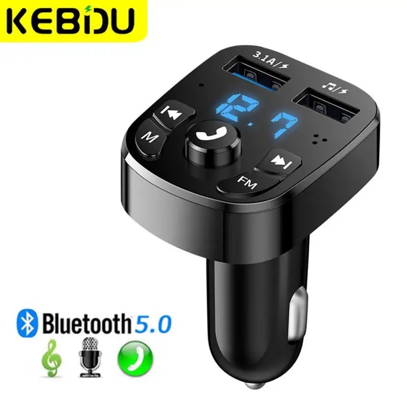 MP3 Chargeur Voiture 2 Usb Bluetooth 5.0 Env. rapide 1 MP3 Chargeur Voiture 2 ports USB Bluetooth 5.0 MP3 Lecteur