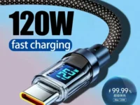 NNBILI 120W LED Affichage Numérique Charge Rapide USB Type C