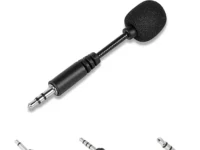 Profitez d'un son clair avec le micro à condensateur DigiYes, jack 3,5 mm. Idéal pour les réunions, l’enregistrement vocal ou vidéo. Fixation U, stéréo 2.1, haute sensibilité