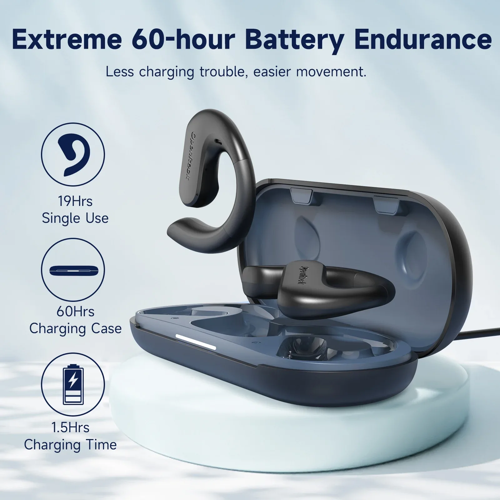 Écouteurs OneOdio 60h Autonomie TubeBass Bluetooth 5.3, IPX5 Env. gratuit 6 Écouteurs OneOdio 60h Autonomie TubeBass Bluetooth 5.3, IPX5 Env. gratuit – Image 6