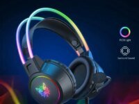 Plongez dans une expérience de jeu immersive avec le casque de jeu X15 Pro. Doté d'oreilles de chat roses et d'un éclairage RVB, ce casque filaire offre une qualité audio exceptionnelle et un confort optimal pour des sessions de jeu prolongées.