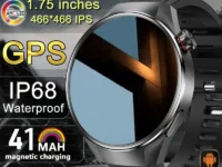 Découvrez la HUAWEI Montre G5 Plus 2025, une montre intelligente pour homme dotée d'un écran AMOLED 1.75", GPS, suivi de fréquence cardiaque, et étanchéité IP68. Parfaite pour les sports de plein air et un usage quotidien, elle allie performance et élégance avec une autonomie de 7 jours