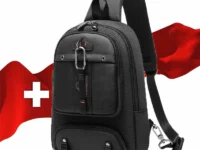 Sac de poitrine SWISS MILITARY anti-vol pour homme. Étanche, léger et pratique, idéal pour les voyages courts, sorties urbaines et déplacements quotidiens.
