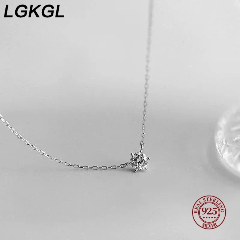 Collier en argent 925 plaqué or 18 carats avec pendentif zircon 5A Liv. gratuit 3 Collier en argent 925 plaqué or 18 carats avec pendentif zircon 5A Liv. gratuit – Image 3