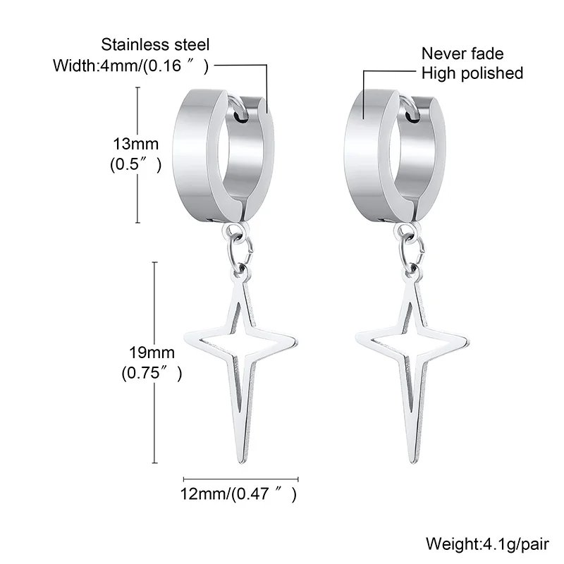 Boucles D'oreilles hommes bijoux Liv. gratuit 5 Boucles D'oreilles hommes bijoux Liv. gratuit – Image 5