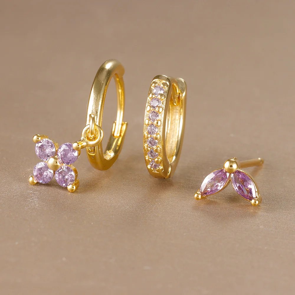Gold-purple-3pcs
