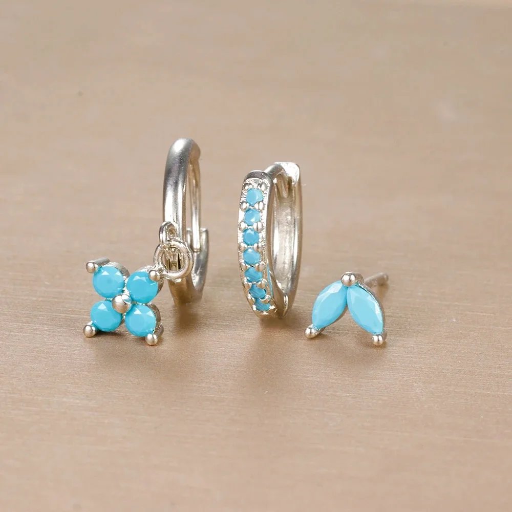 Silver-Blue-3pcs
