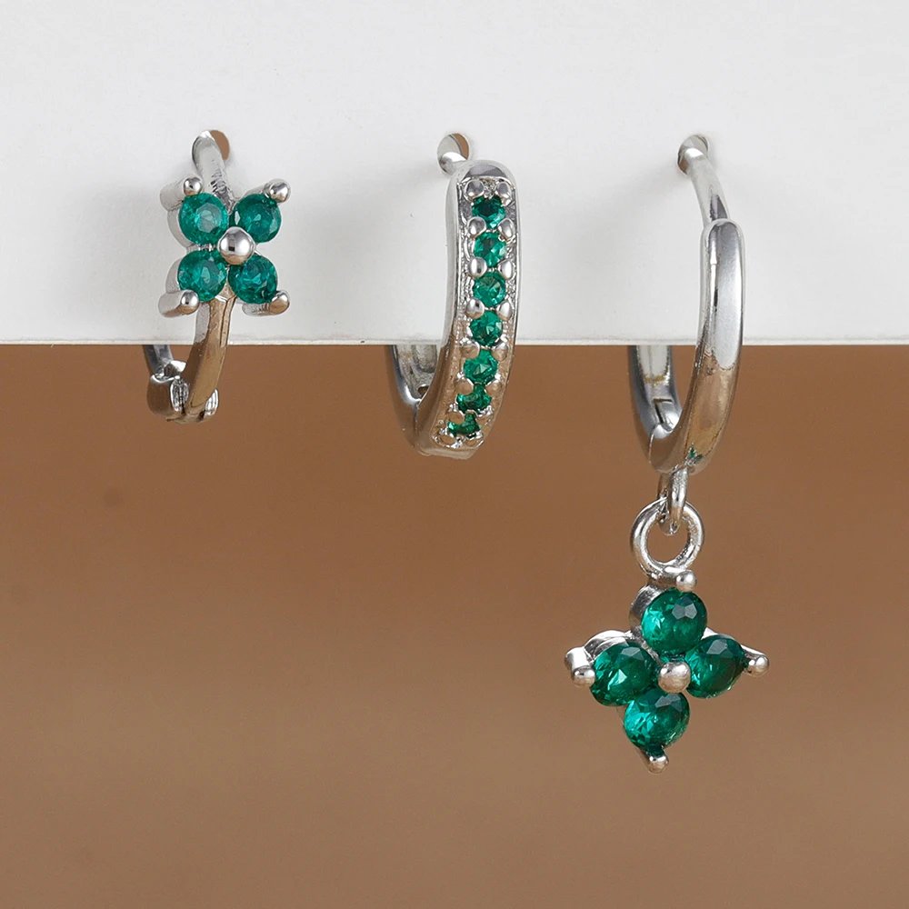 Silver-Green-3pcs