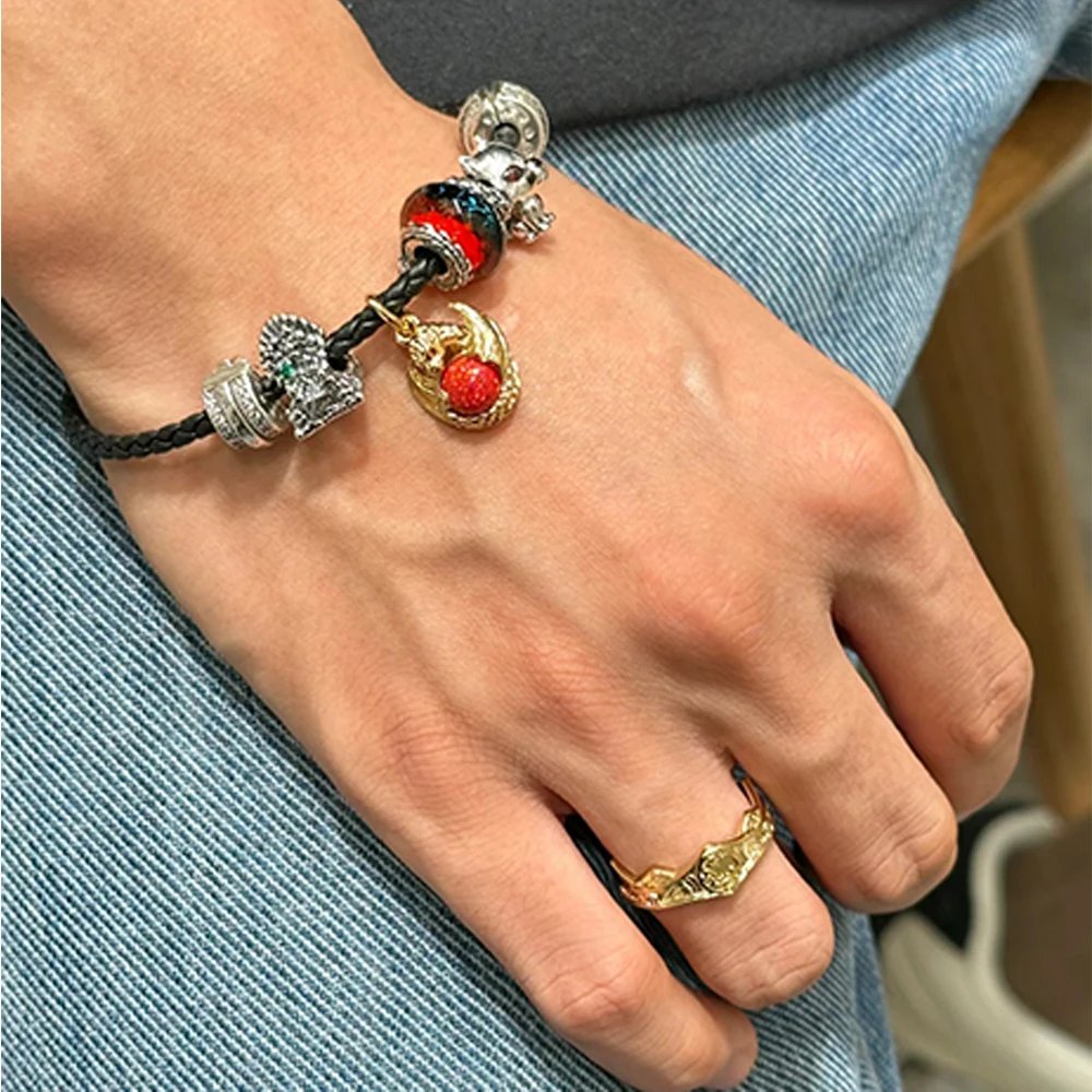 Breloque Fantasy en Argent Sterling 925 – Dragon, Cœur, Loup Env. rapide 4 Breloque Fantasy en Argent Sterling 925 – Dragon, Cœur, Loup Env. rapide – Image 4