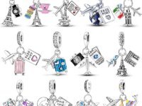 Laissez-vous séduire par cette breloque de voyage Tour de Paris en argent Sterling 925