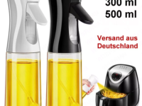 Optimisez votre cuisine avec ce pulvérisateur d’huile alimentaire (220 à 500 ml) Vaporisateur idéal pour friteuse à air, BBQ, grill, cuisson saine. Léger, anti-fuite, durable.