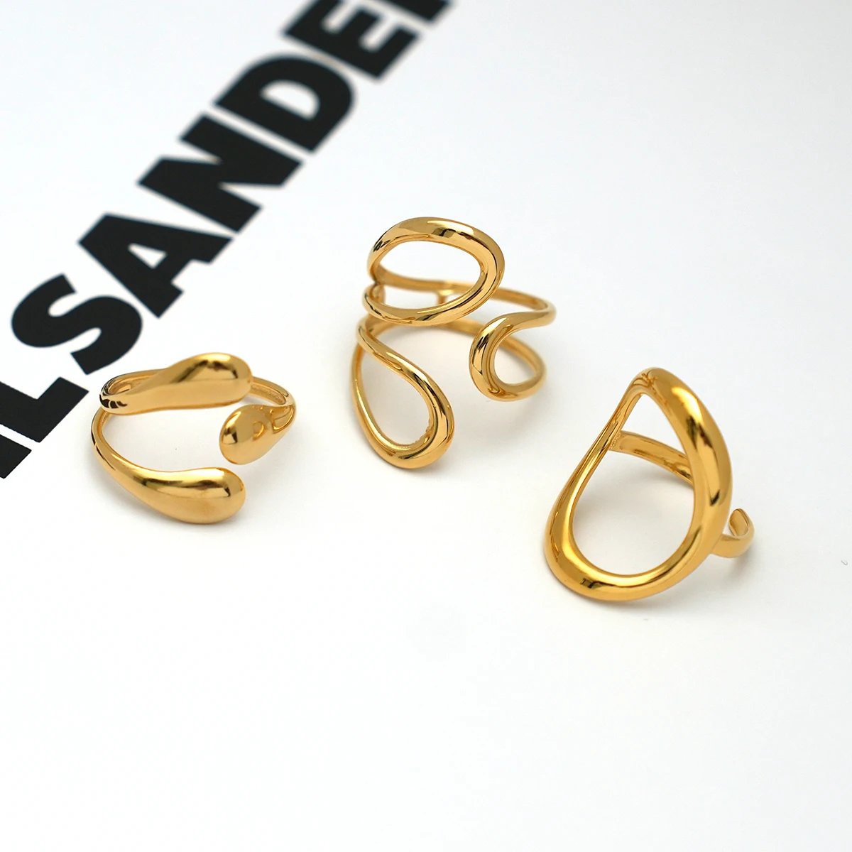 Grande Bague Minimaliste Femme Liv. rapide 6 Grande Bague Minimaliste Femme Liv. rapide â Image 6