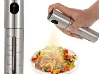 Bouteille de pulvérisation d’huile en acier inoxydable 304, conçue pour les passionnés de cuisine maison comme pour les amateurs de barbecue