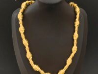 Collier hip-hop homme 24 pouces plaqué or 18 carats. Chaîne italienne 11 mm, design luxe et tendance Y2K, idéale pour fêtes, anniversaires et style urbain.