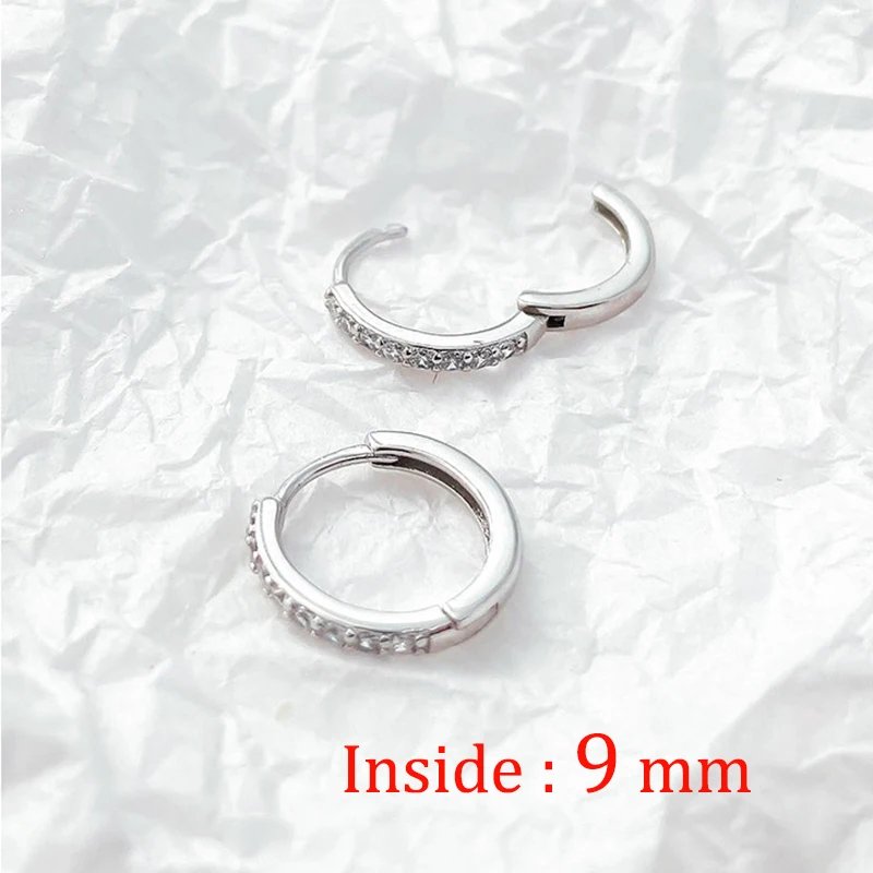 Boucles d’Oreilles Créoles Huggie en Acier Inoxydable – Zircone Élégante Or & Argent, Minimal Chic Cartilage 2 Boucles d’Oreilles Créoles Huggie en Acier Inoxydable – Zircone Élégante Or & Argent, Minimal Chic Cartilage – Image 2