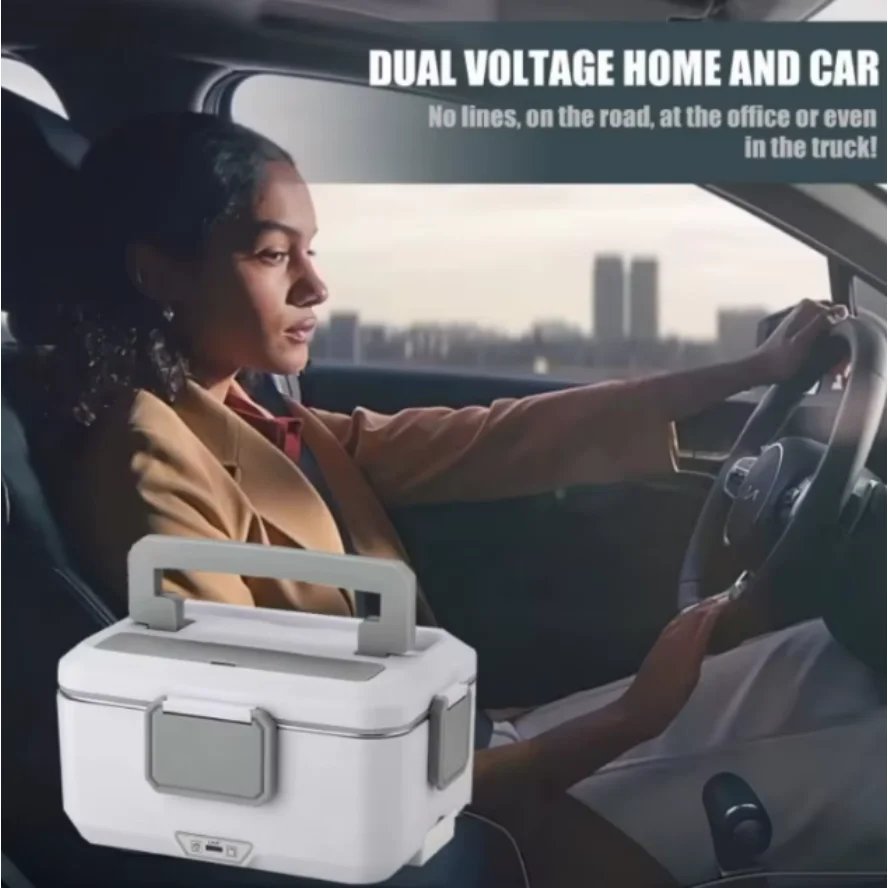 Boîte à Lunch Électrique 2,5L 90W – Chauffe-Plats 12V/24V/220V Inox 304 Port. rapide 3 Boîte à Lunch Électrique 2,5L 90W – Chauffe-Plats 12V/24V/220V Inox 304 Port. rapide – Image 3