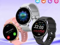 Nouvelle Montre intelligente LXASFIT 2025 avec appels Bluetooth, suivi santé et fitness tracker. Compatible Android et iOS, autonomie 7 jours, écran tactile HD.