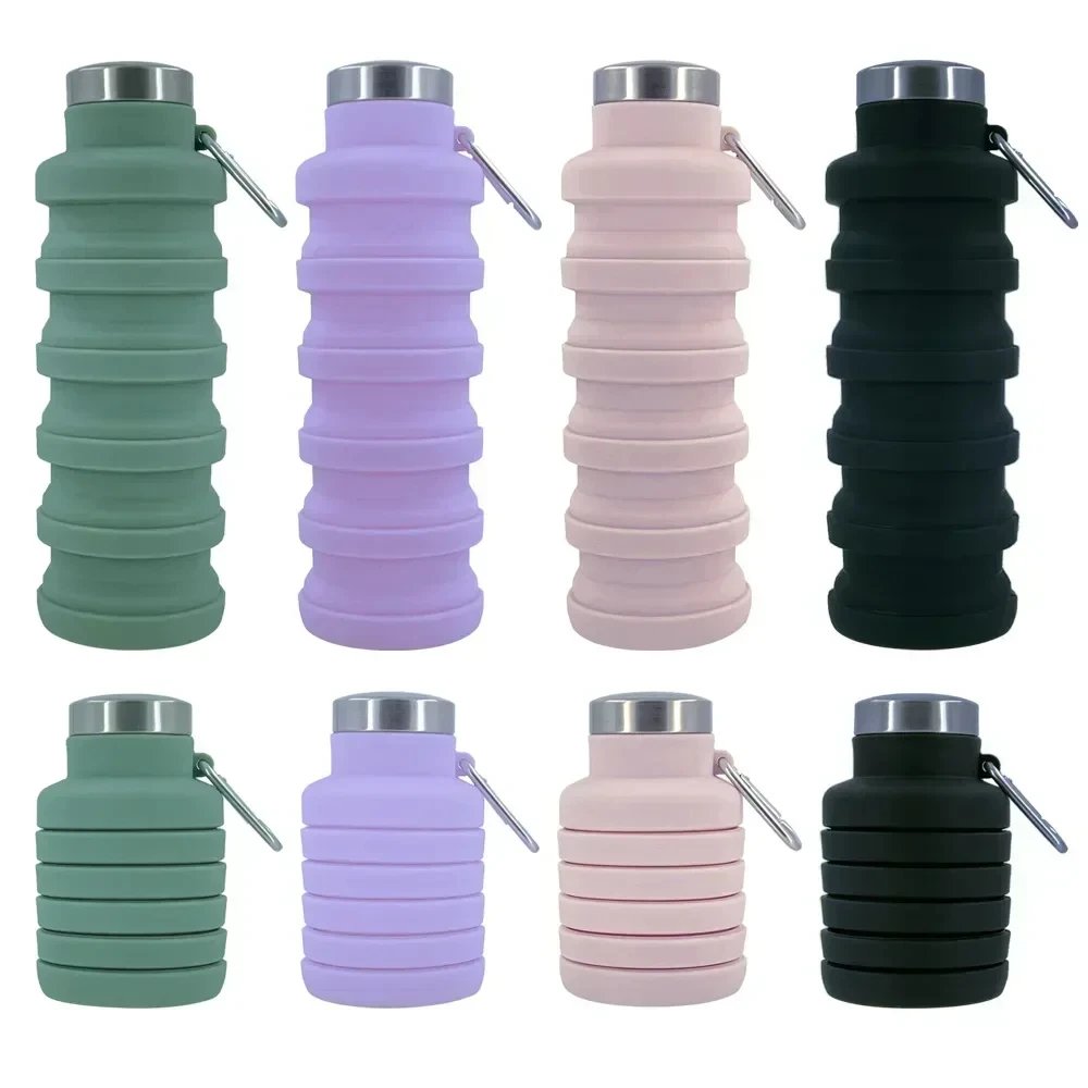 Bouteille d’Eau Pliable en Silicone – 200 à 500 ml, Réutilisable, Sans BPA, Ultra‑Compacte et Portable pour Randonnée & Outdoor Liv. rapide 1 Bouteille d’eau pliable en silicone 200–500 ml, légère, sans BPA et ultra‑portable. Idéale pour randonnée, voyage, sport et activités outdoor.