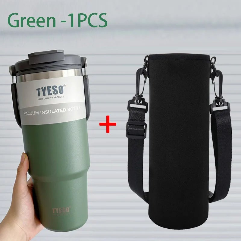 Green With Cup Bag