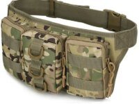 Sac banane imperméable en tissu Oxford 800D. Léger, robuste et idéal pour la randonnée, le camping, la pêche et toutes vos activités outdoor.