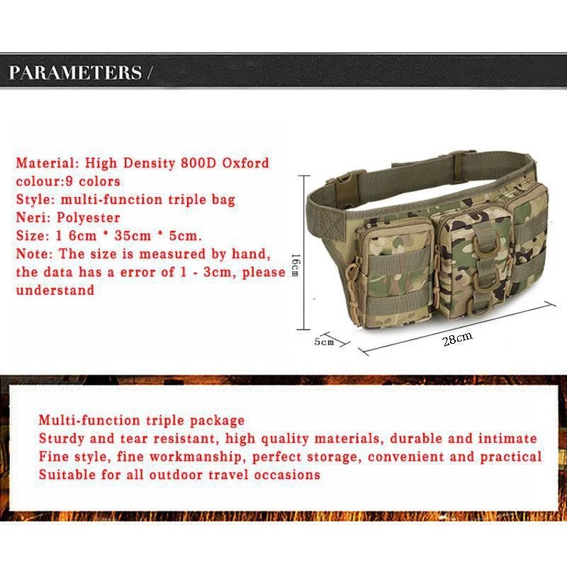 Sac Banane Imperméable en Tissu Oxford – Randonnée, Camping, Pêche & Sports Outdoor Port. garanti 3 Sac Banane Imperméable en Tissu Oxford – Randonnée, Camping, Pêche & Sports Outdoor Port. garanti – Image 3